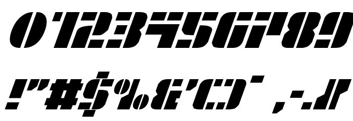 League Wars Italic Font OTHER CHARS