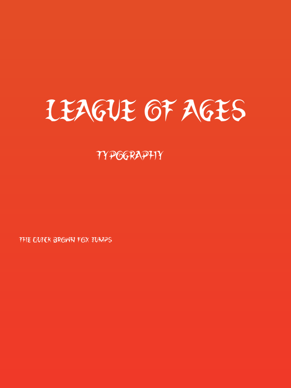 League of Ages Poster