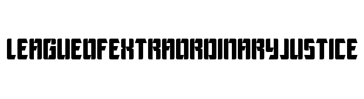 League of Extraordinary Justice  baixar fontes gratis