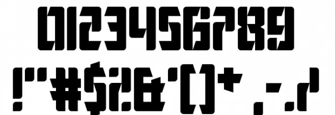 League of Extraordinary Justice Font OTHER CHARS