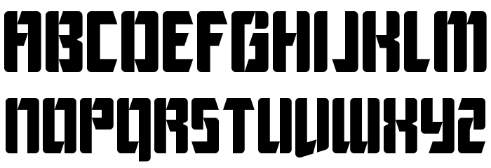 League of Extraordinary Justice Font LOWERCASE