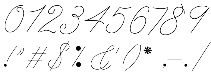 LeagueScriptThin-LeagueScript フォント その他の文字