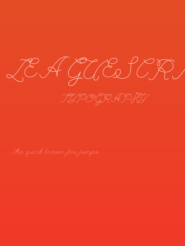 LeagueScriptThin-LeagueScript Poster