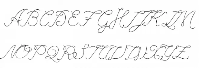 LeagueScriptThin-Regular フォント 大文字