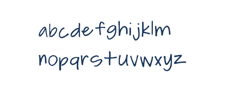 Leah Writes Medium Lowercase