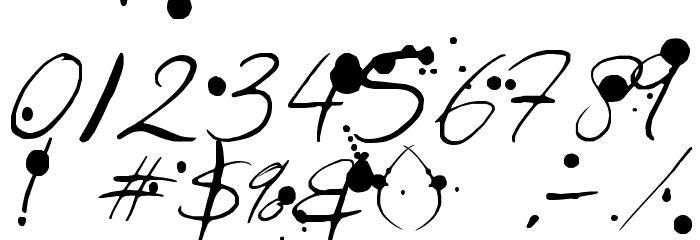 Leakage Font OTHER CHARS