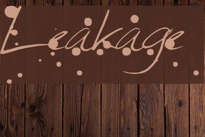 Leakage Font examples