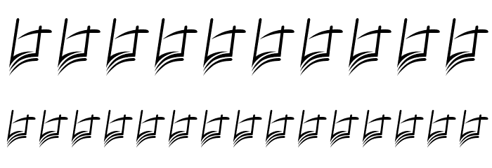 Leal Thin Italic Font OTHER CHARS