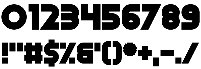 Lean Foreword Font OTHER CHARS