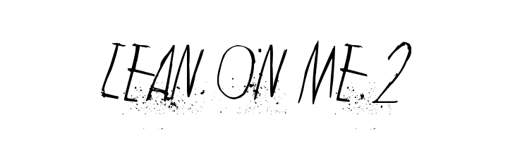 Lean on me 2  Frei Schriftart Herunterladen