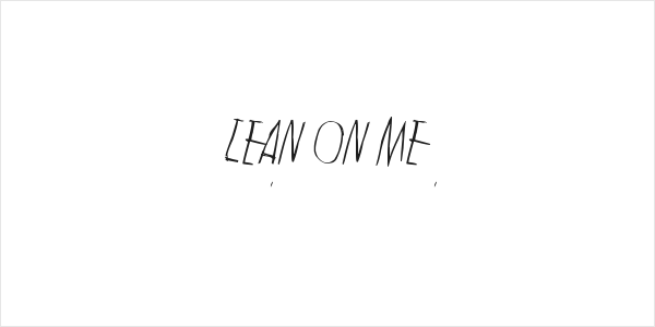 Lean on me Logo