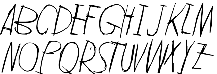 Lean on me Font LOWERCASE