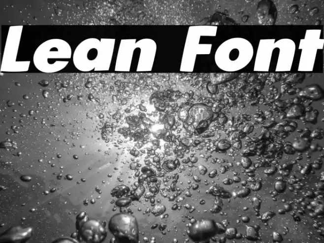 Lean Font examples