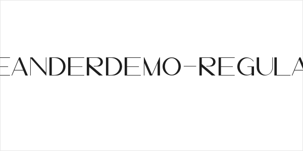 LeanderDemo-Regular Logo