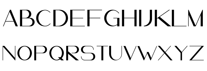 LeanderDemo-Regular Font LOWERCASE