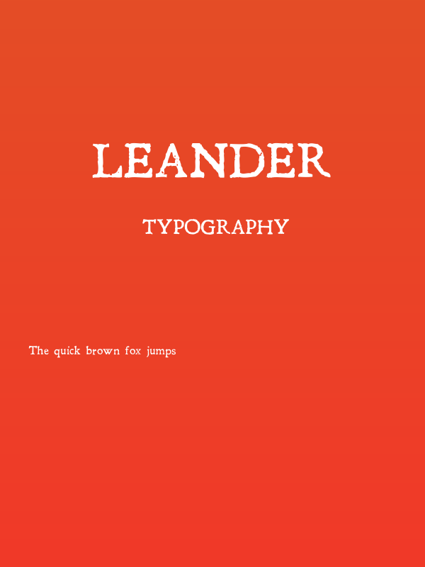 Leander Poster