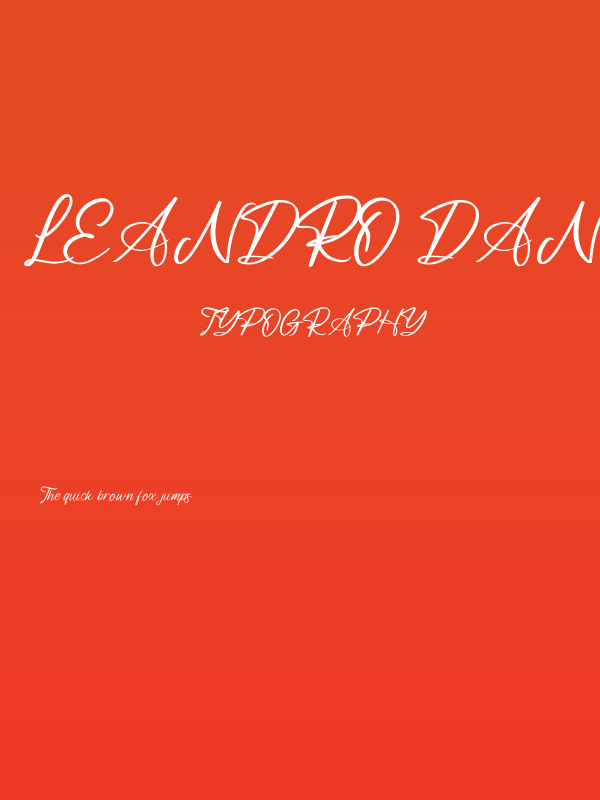 Leandro Daniel Poster