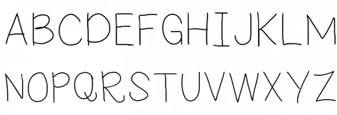 Leaning on Everlasting Arms Schriftart Groß