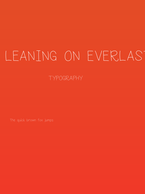 Leaning on Everlasting Arms Poster