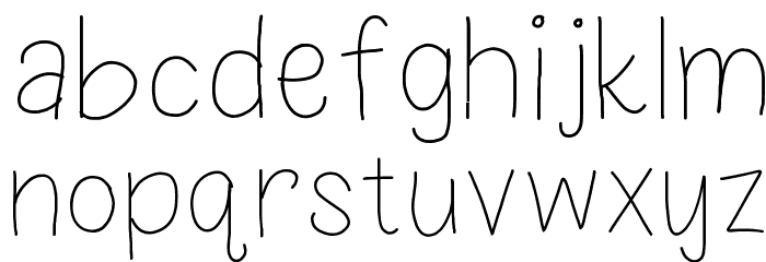 Leaning on Everlasting Arms Font LOWERCASE