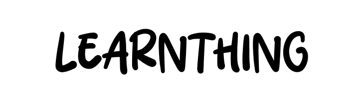 Learn Thing  Descarca Fonturi Gratis