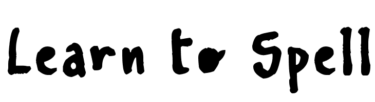 Learn To Spell  免费字体下载