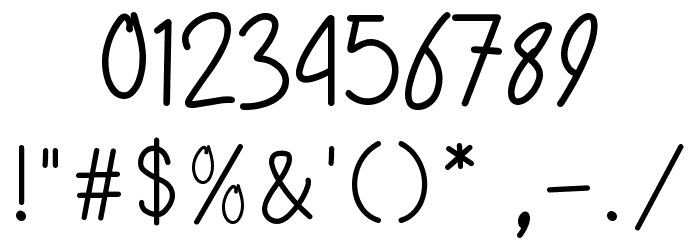 Learn Write - Personal Use フォント その他の文字