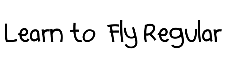 Learn to  Fly Regular  les polices de caractères gratuit tlcharger