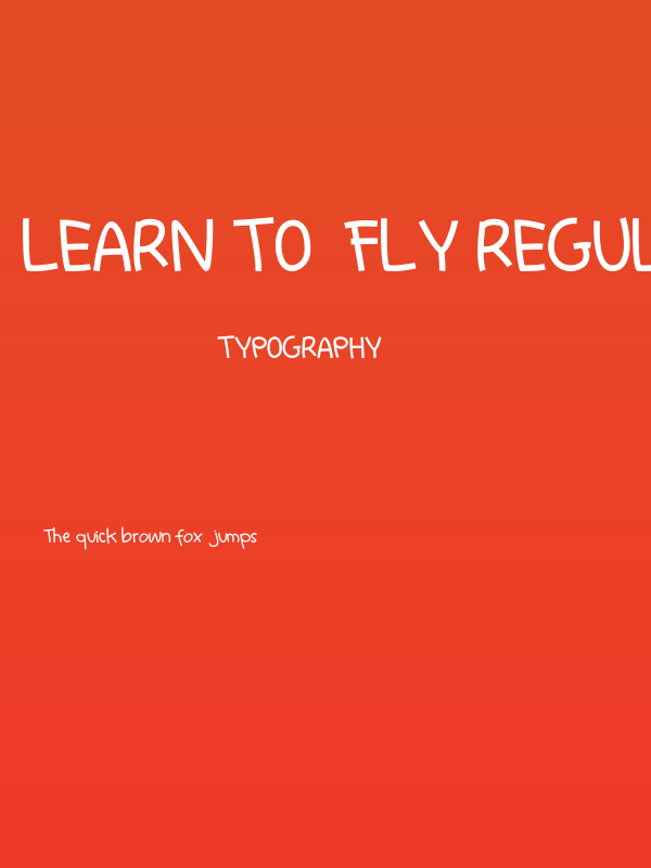 Learn to  Fly Regular Poster