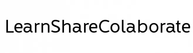 LearnShareColaborate  Free Fonts Download