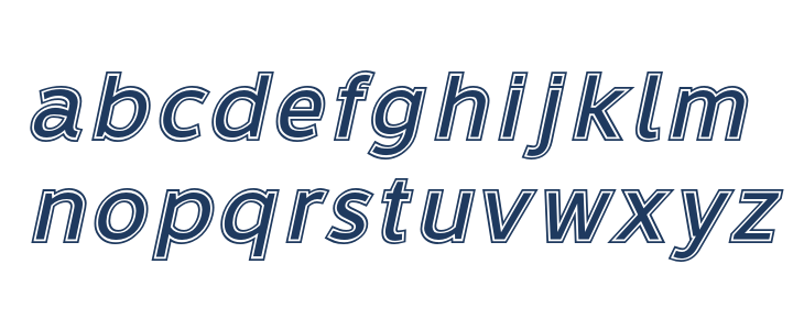 LearnShareColaborateInout-Italic Lowercase