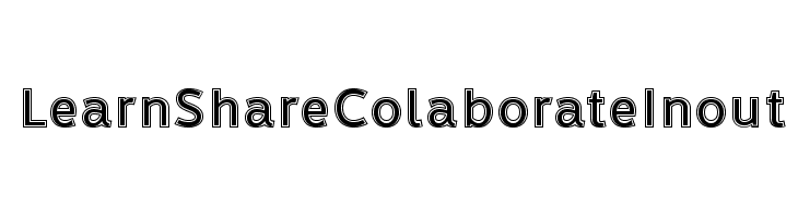 LearnShareColaborateInout Шрифта
