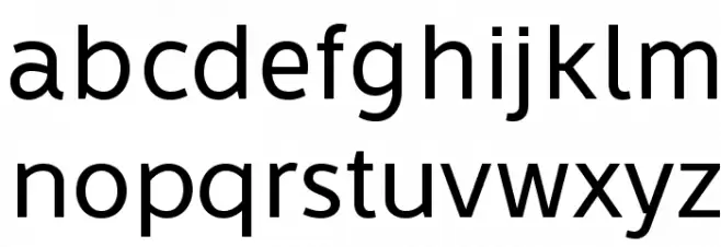 LearnShareColaborate 字体 小写