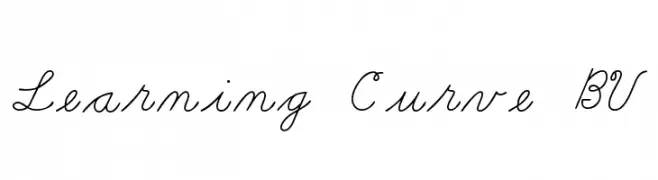 Learning Curve BV  font caratteri gratis
