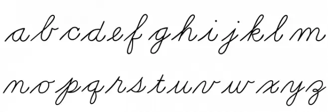 Learning Curve BV Schriftart Kleinbuchstaben