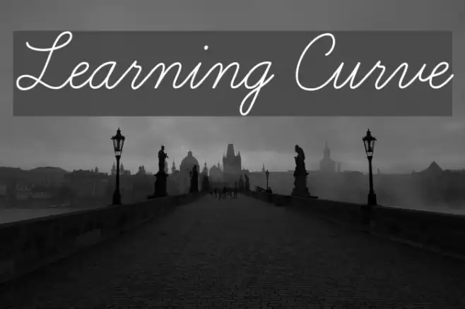 Learning Curve Font examples