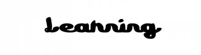 Learning  Скачать бесплатные шрифты