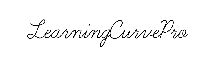 LearningCurvePro Font