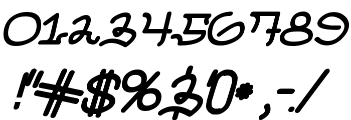 LearningMachineItalic Font OTHER CHARS