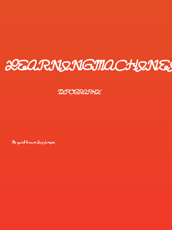 LearningMachineItalic Poster