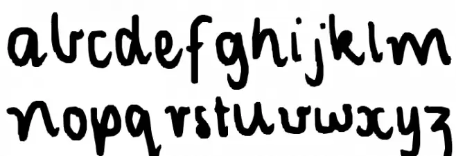 Learning Font LOWERCASE