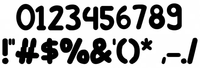 Learnings Font OTHER CHARS