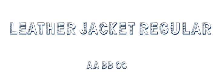 Leather Jacket Regular Font Preview