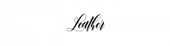 Leather  Descarca Fonturi Gratis