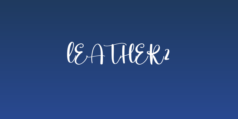 Leather2 Social Header