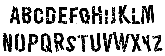 LeatherJackets Font LOWERCASE