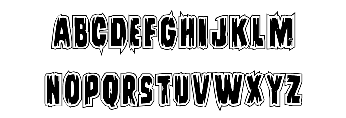 Leatherface Academy Font LOWERCASE