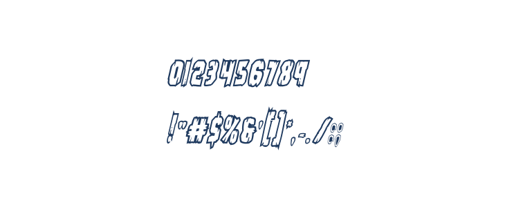 Leatherface Bold Outline Ital Other Characters