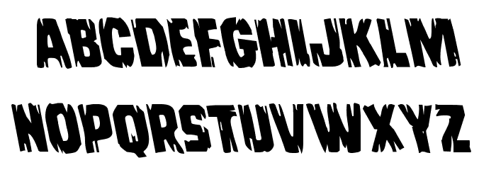 Leatherface Leftalic Font LOWERCASE