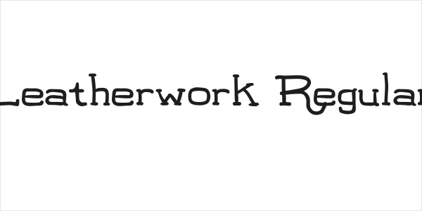 Leatherwork Regular Logo